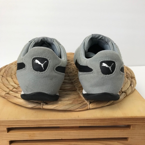 Puma 76 Runner Canvas 8 Suede Light Blue/Black 6.5 - Picture 5 of 8